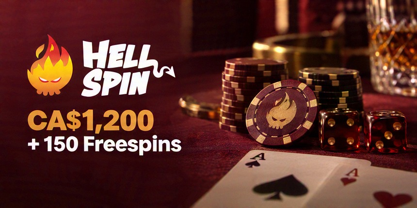 Mobile Casino Hell Spin CA$1,200 + 150 Freespins