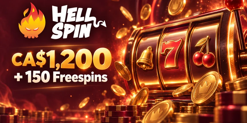 Online Casino Hell Spin CA$1,200 + 150 Freespins
