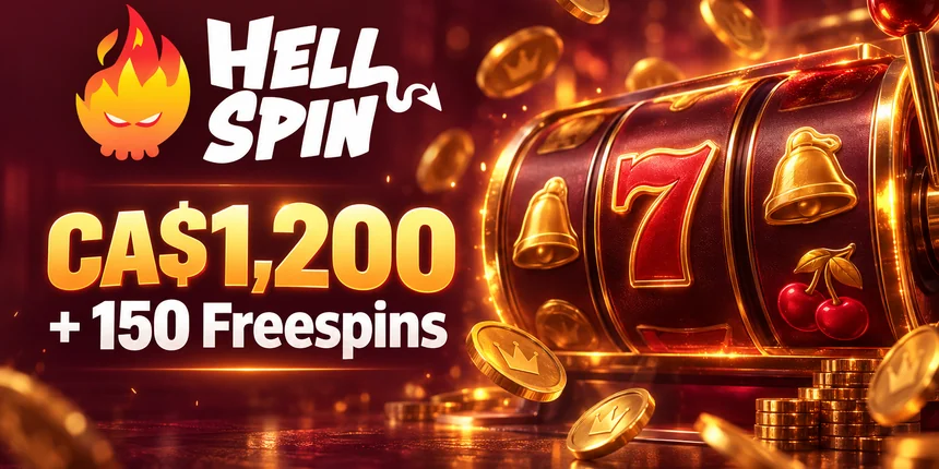 Mobile Casino Hell Spin CA$1,200 + 150 Freespins