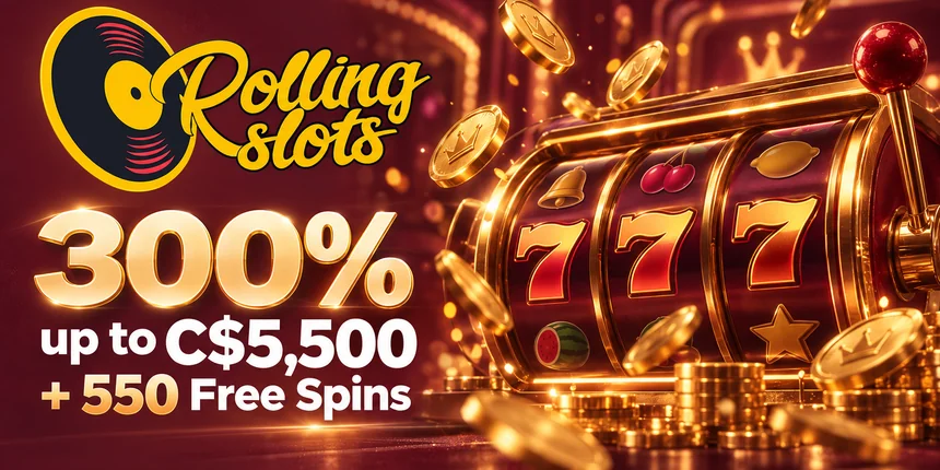 Best RTP casinos Rolling Slots 300% up to C$5,500 + 550 Free Spins