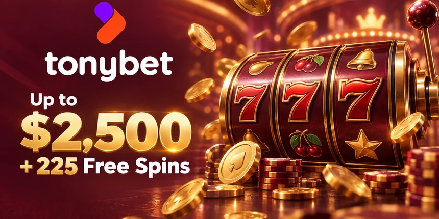 Online Casino Tonybet Up to $2,500 + 225 Free Spins