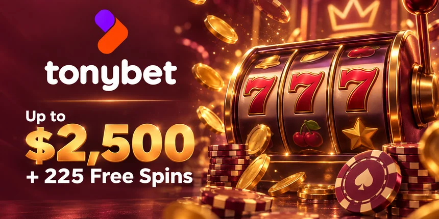 Legal casinos Tonybet Up to $2,500 + 225 Free Spins